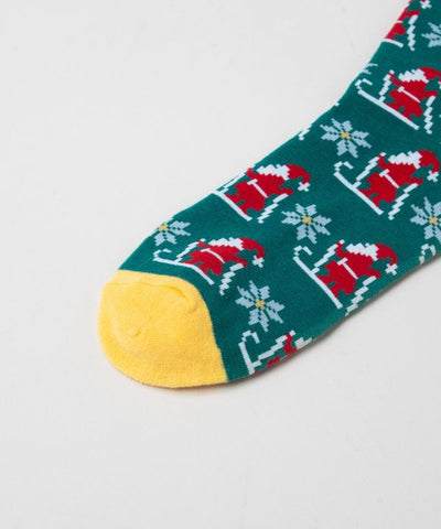 Santa Snowman Christmas Socks
