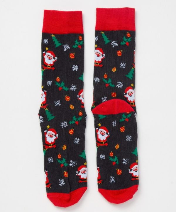 Santa Tree Gift Socks