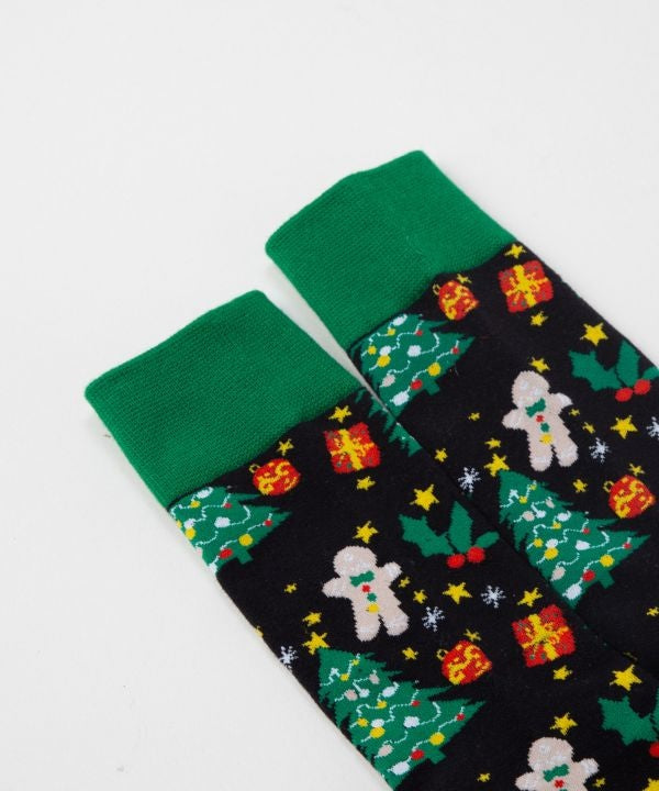 Santa Tree Gift Socks