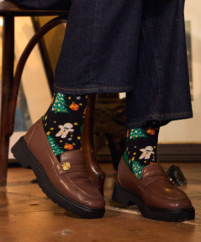 Santa Tree Gift Socks