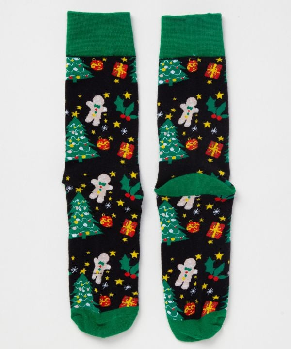 Santa Tree Gift Socks