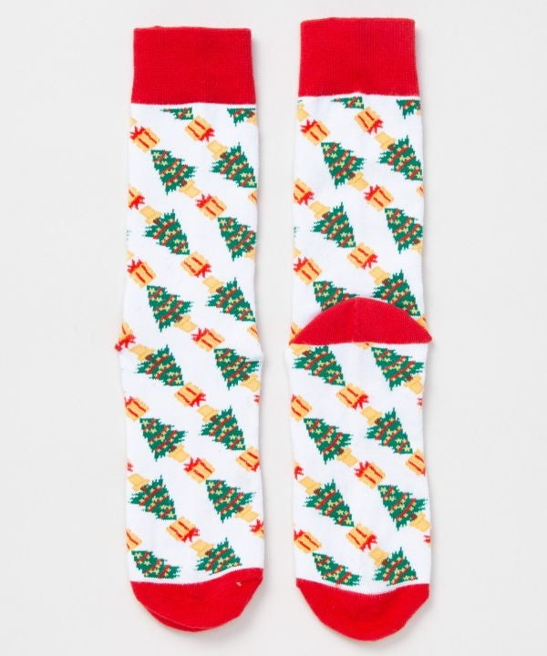 Santa Tree Gift Socks