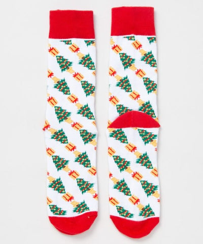 Santa Tree Gift Socks