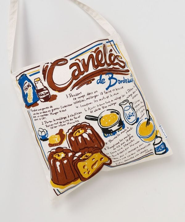 European Food Recipe Shoulder Bag