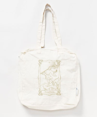 Tarot Embroidered Cotton Bag