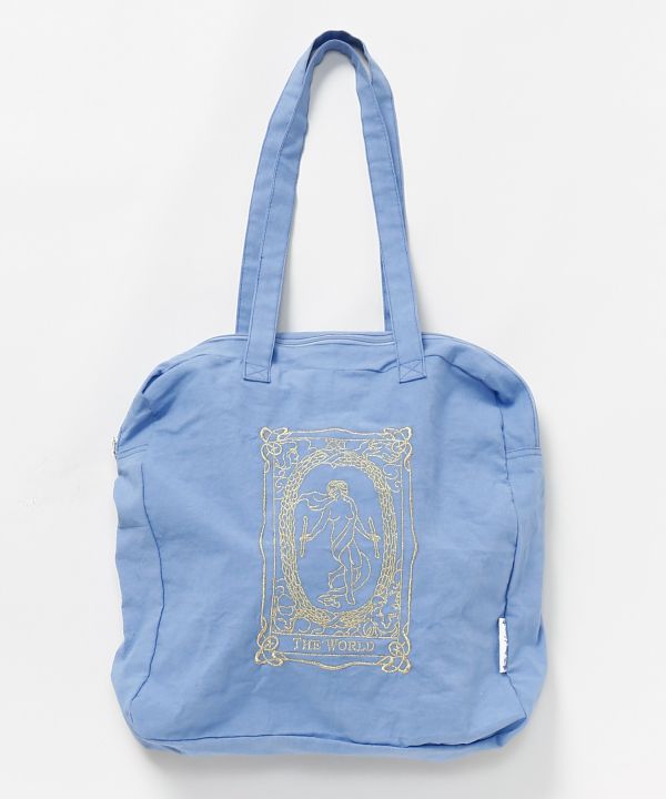 Tarot Embroidered Cotton Bag