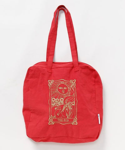 Tarot Embroidered Cotton Bag