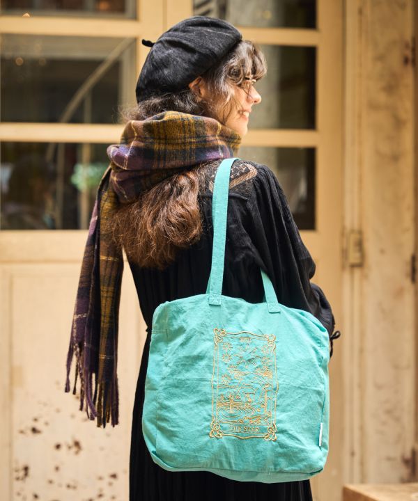 Tarot Embroidered Cotton Bag