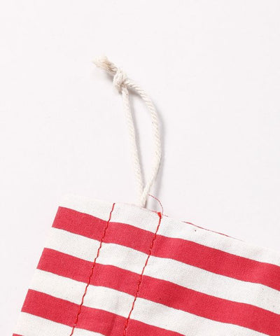 Christmas Embroidered Snowman Drawstring Bag - M by 欧州航路 - Ametsuchi