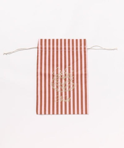 Christmas Embroidered Stripe Gift Bag - L by 欧州航路 - Ametsuchi