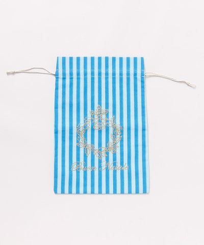 Christmas Embroidered Stripe Gift Bag - L by 欧州航路 - Ametsuchi