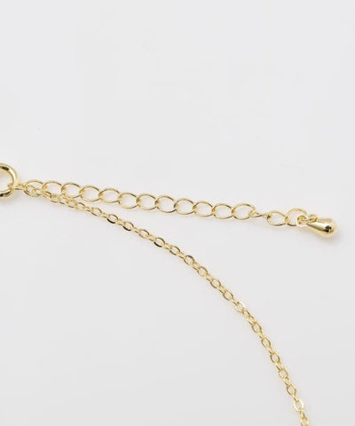 Floral Teardrop Natural Stone Necklace