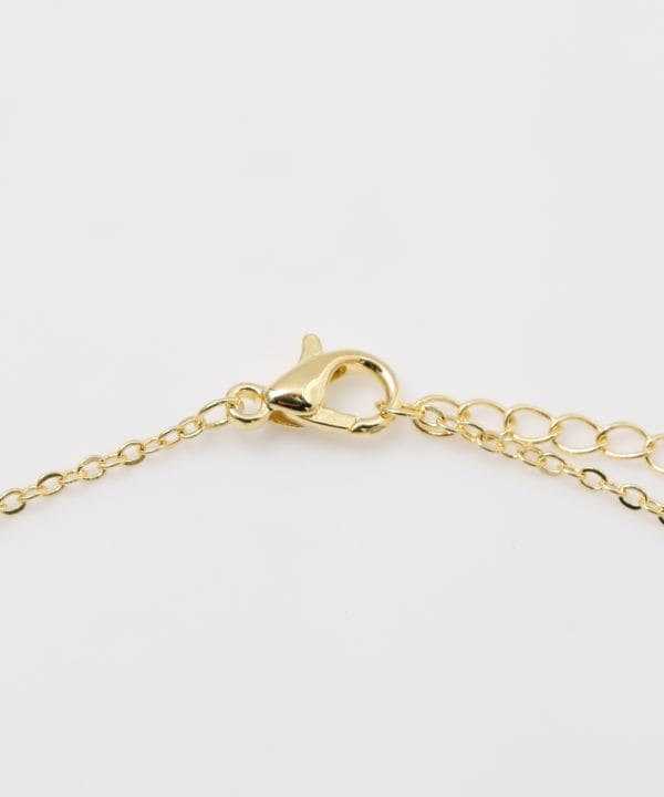 Floral Teardrop Natural Stone Necklace