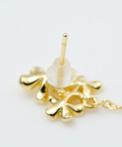 Floral Teardrop Natural Stone Earrings