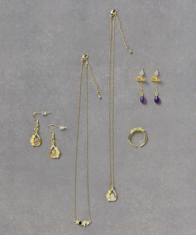 Petite Floral Natural Stone Earrings