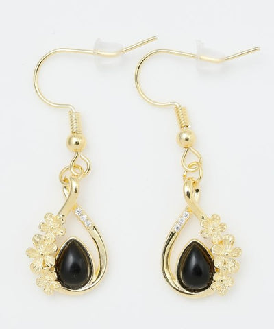 Petite Floral Natural Stone Earrings