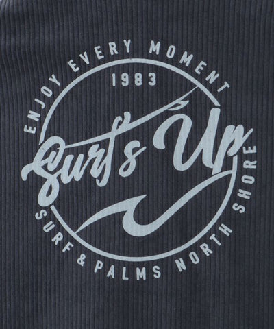 Surf Logo Print Removable Hooded Shirt - SURF＆Palms