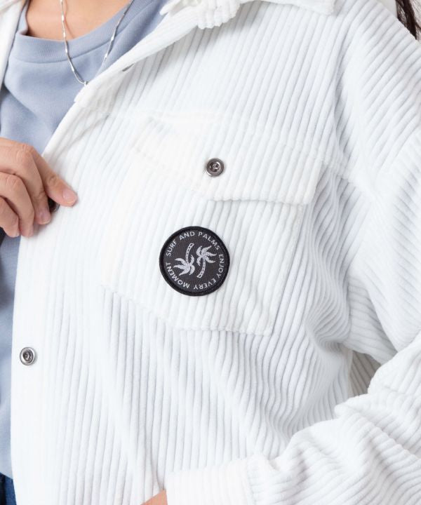 Surf Logo Print Removable Hooded Shirt Dress - SURF＆Palms