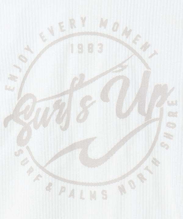 Men's Surf Logo Print Hooded Jacket - SURF＆Palms