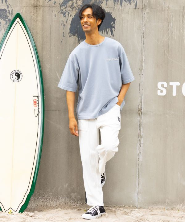 Men's Surf Logo Flock Print Pants - SURF＆Palms