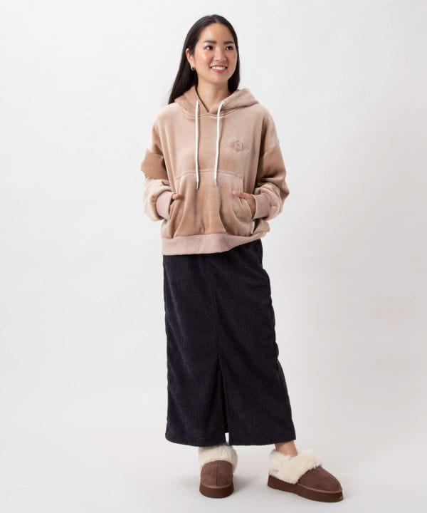 Soft Microfleece Relaxed Hooded Top - SURF＆Palms