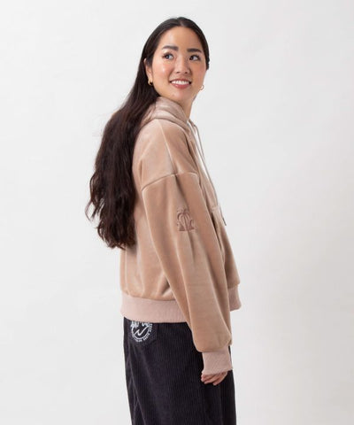 Soft Microfleece Relaxed Hooded Top - SURF＆Palms