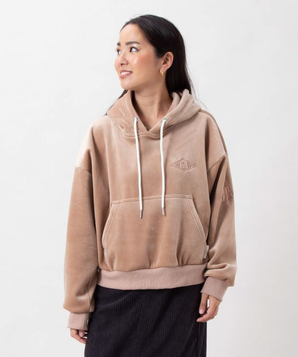 Soft Microfleece Relaxed Hooded Top - SURF＆Palms