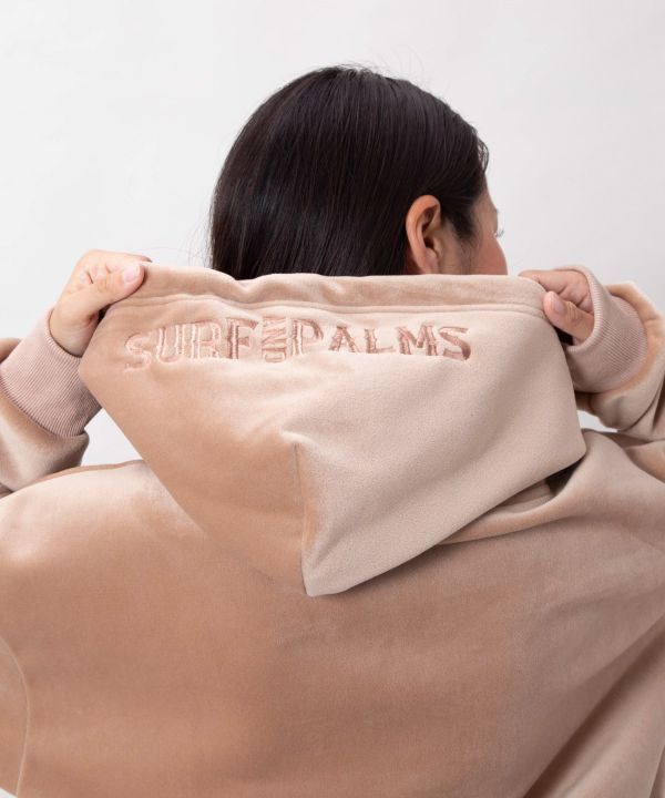 Soft Microfleece Relaxed Hooded Top - SURF＆Palms
