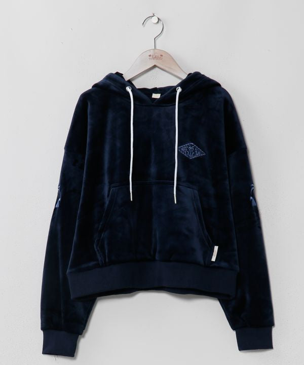 Soft Microfleece Relaxed Hooded Top - SURF＆Palms