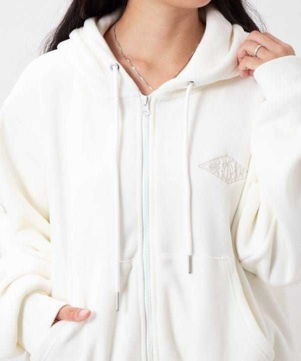 Microfleece Double Zip Hoodie - SURF＆Palms