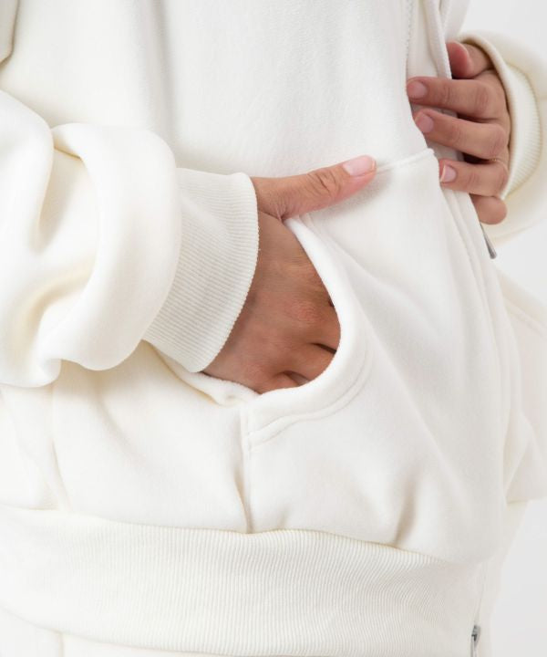 Microfleece Double Zip Hoodie - SURF＆Palms