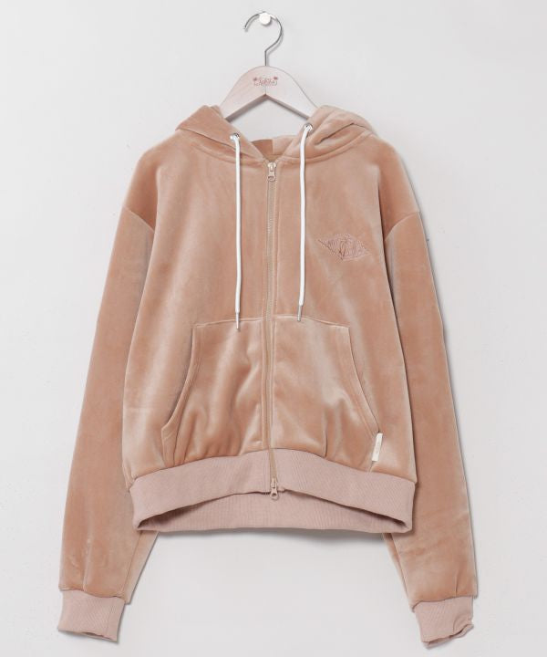 Microfleece Double Zip Hoodie - SURF＆Palms