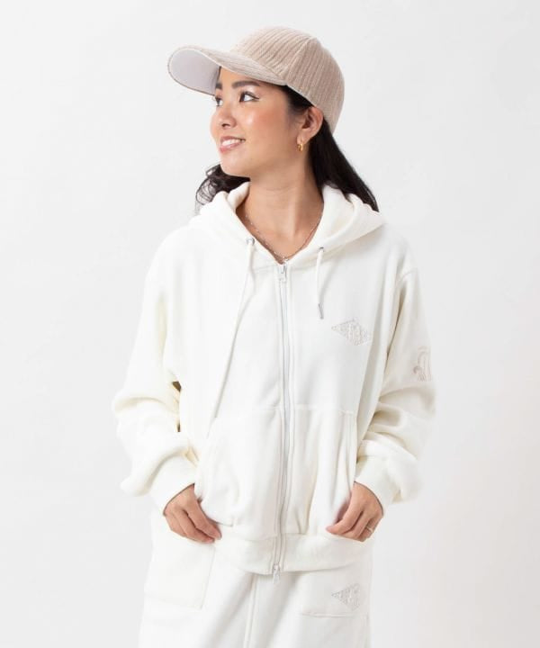 Microfleece Double Zip Hoodie - SURF＆Palms