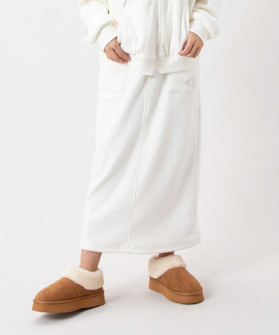 Soft Microfleece Fitted Long Skirt - SURF＆Palms
