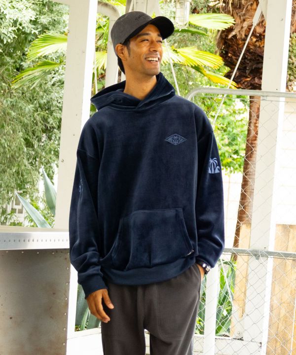 Unisex Microfleece Relaxed Hooded Top - SURF＆Palms
