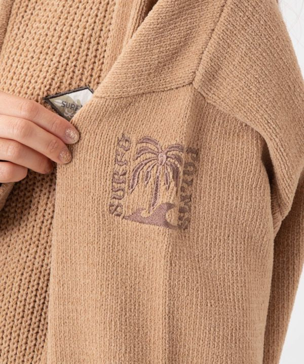 Soft Knit Cardigan Tank Top Set - SURF＆Palms