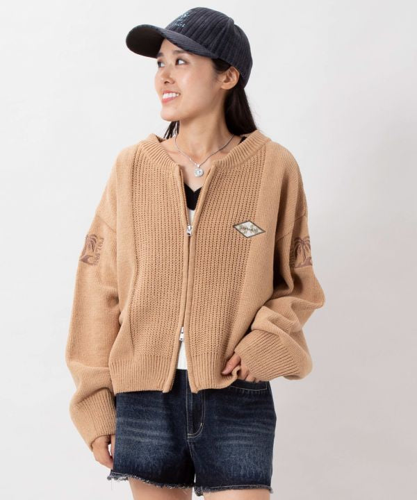 Soft Knit Cardigan Tank Top Set - SURF＆Palms