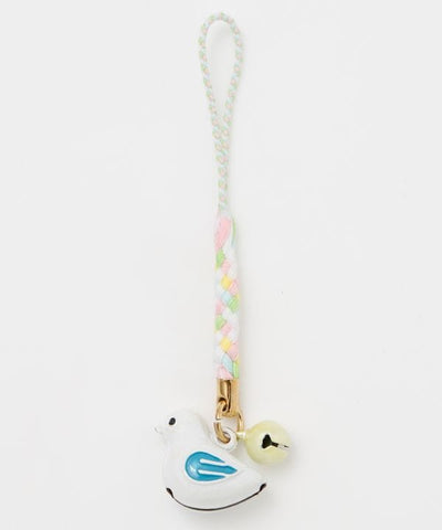 Hachiman Dove Bell Charm Strap
