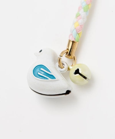 Hachiman Dove Bell Charm Strap
