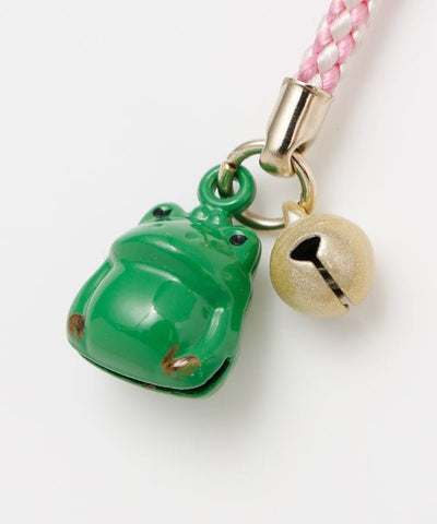 Lucky Frog Bell Charm Strap