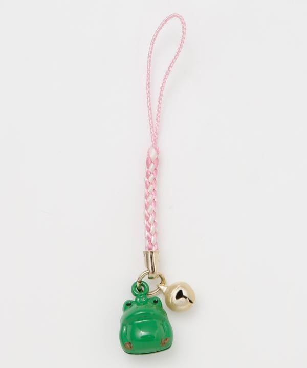 Lucky Frog Bell Charm Strap