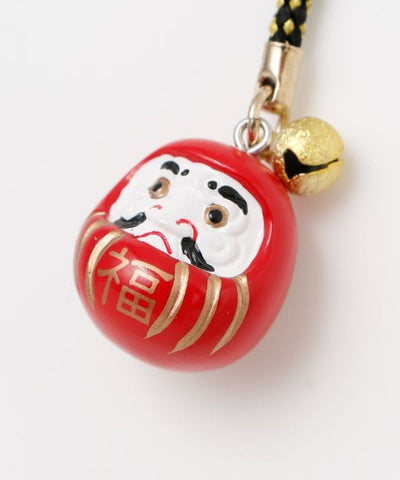Daruma Bell Charm Strap