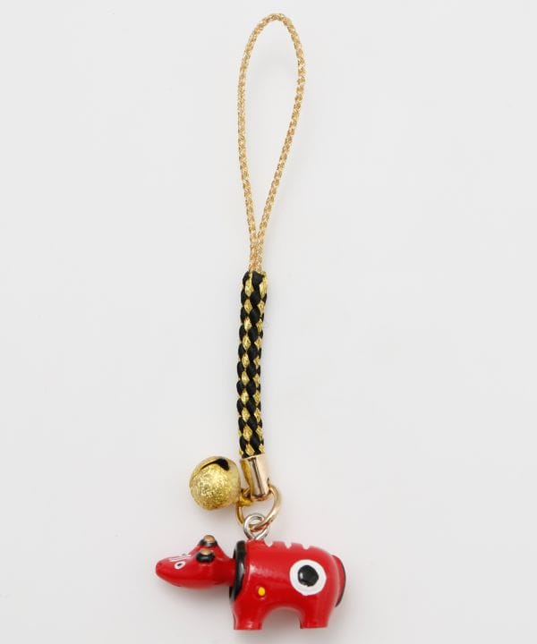 Akabeko Bell Charm Strap