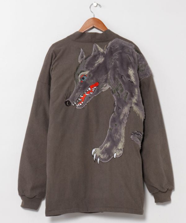 Japanese Animal Art Embroidered Haori by Kaya - Ametsuchi