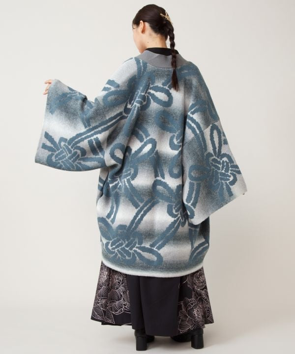 Kikumusubi Knit Kimono Cardigan