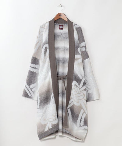 Kikumusubi Knit Kimono Cardigan by Kaya - Ametsuchi