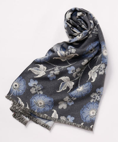 Delicate Floral Botanical Large Wrap by Kaya - Ametsuchi
