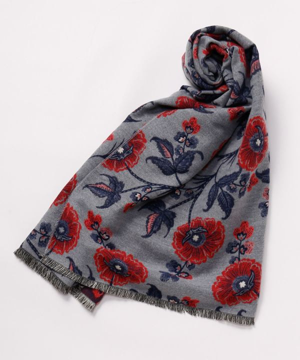 Delicate Floral Botanical Large Wrap by Kaya - Ametsuchi