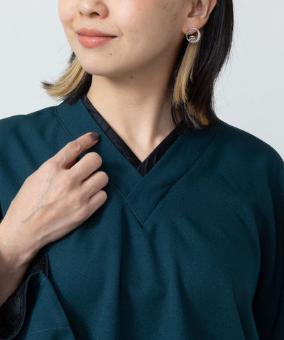Kimono Like Blouse with Sharemon Embroidery
