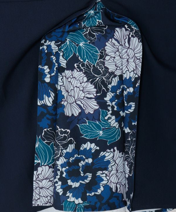 Hakkake Floral Modern Kimono Like Pullover